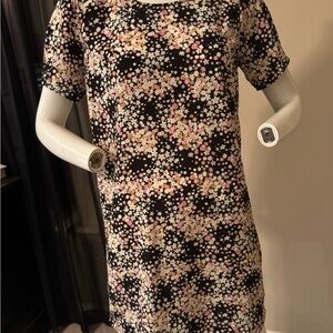 Forever 21 Black and Cream Sheath Mini Dress